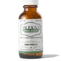 Jackson’s #4 Ferr Phos 6x (Ferrum Phosphate) Schuessler Mineral Cell Salt