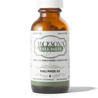 Jackson’s #6 Kali Phos 6x (Potassium Phosphate) Schuessler Mineral Cell Salt