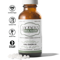 Jackson’s #7 Kali Sulph 6x (Potassium Sulfate) Schuessler Mineral Cell Salt