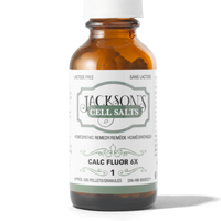 Jackson’s #1 Calc Fluor 6x (Calcium Fluoride) Schuessler Mineral Cell Salt