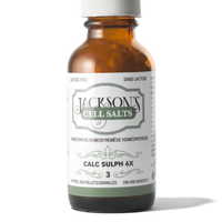 Jackson’s #3 Calc Sulf 6x (Calcium Sulfate) Schuessler Mineral Cell Salt