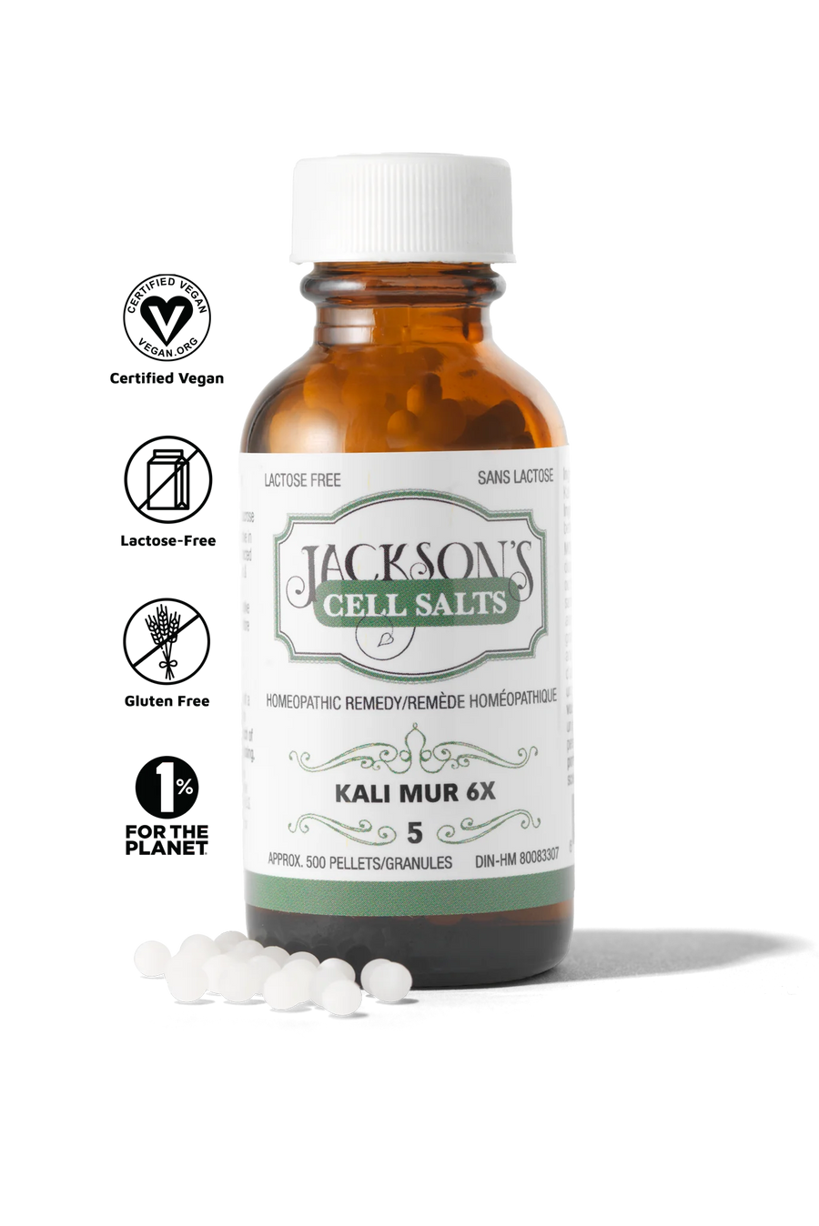 Jackson’s #5 Kali Mur 6x (Potassium Chloride) Schuessler Mineral Cell Salt
