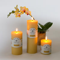 Beeswax Pillar Candles