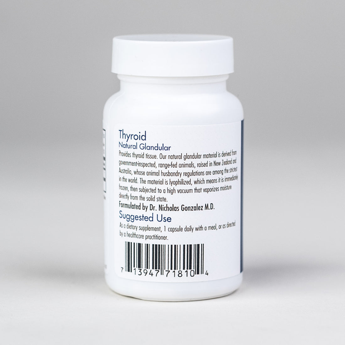 Thyroid Natural Glandular – 100 Capsules